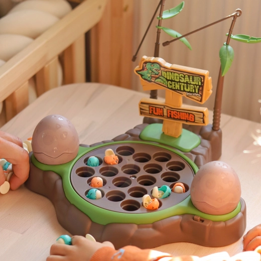 Rotující dinosauří jezírko plné úlovků