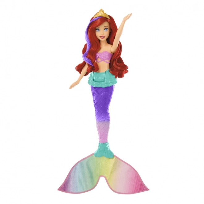 MATTEL Disney Princess panenka Ariel malá mořslá víla plave, mění barvu
