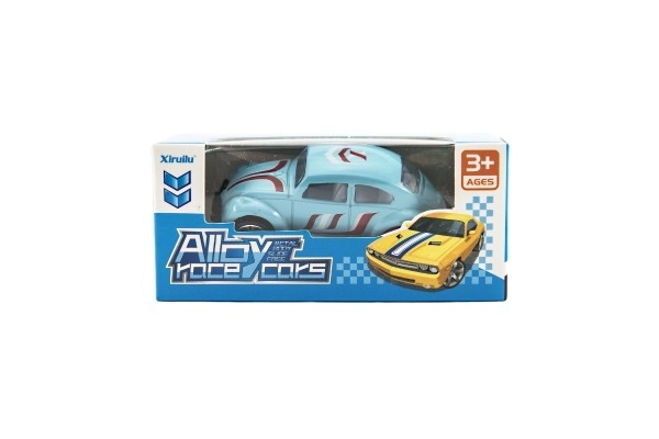 Kovové závodní auto 6 cm v krabičce