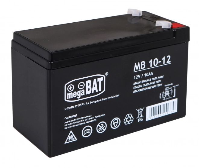 Gelová baterie 12V/10Ah pro dětská elektrická vozidla - Náhradní díl