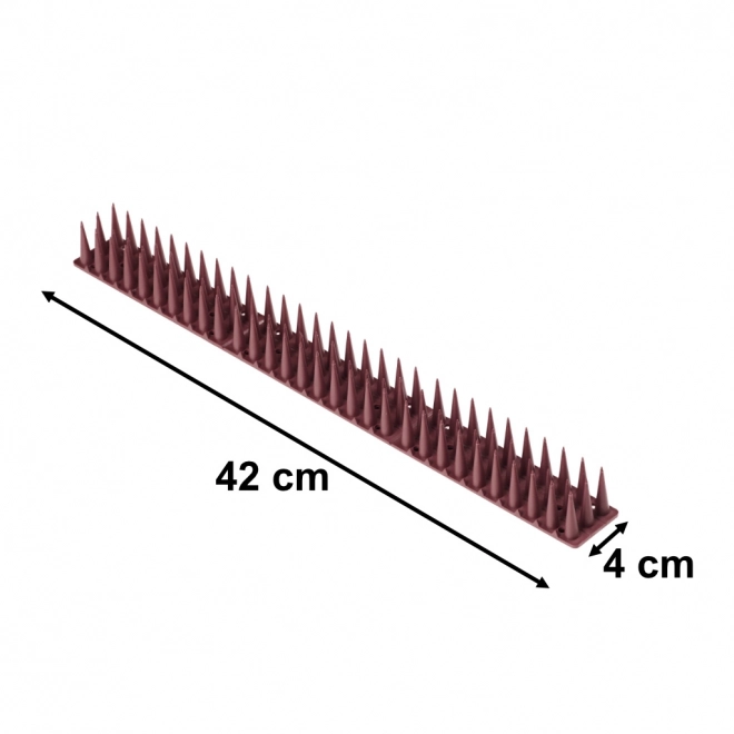 Odrážecí hroty na holuby hnědé 8 ks 43 cm