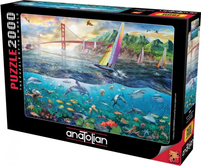 ANATOLIAN Puzzle Most u San Franciska 2000 dílků
