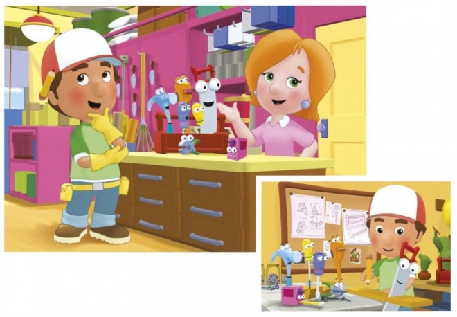 RAVENSBURGER Puzzle Mistr Manny (Handy Manny) 2x20 dílků