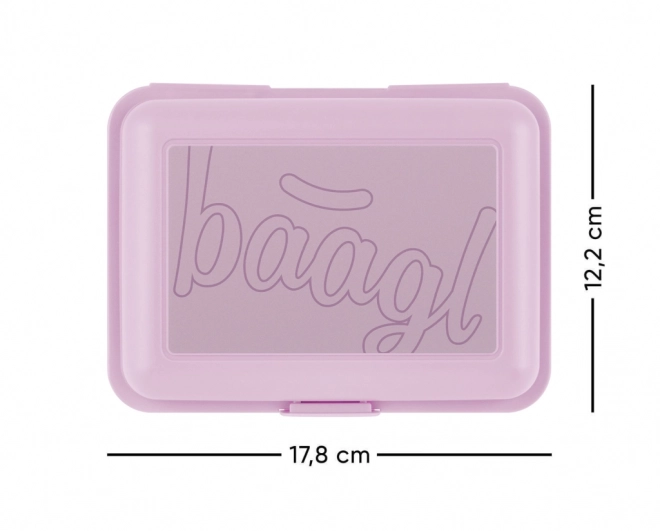 Fialový svačinový box Baagl