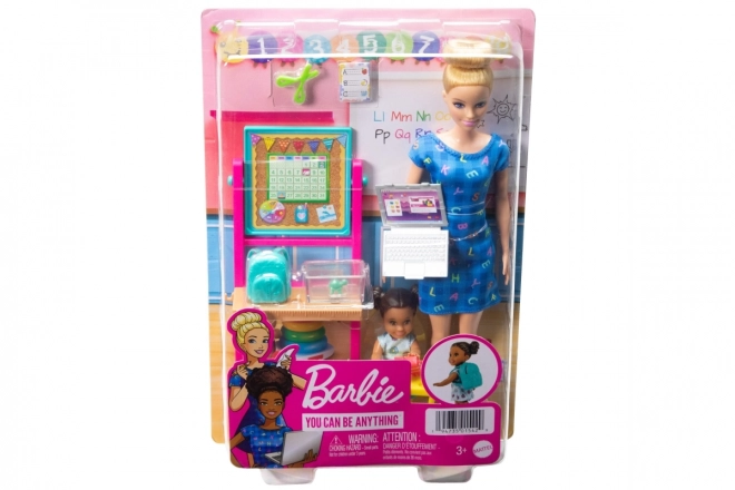 Barbie kariéra učitelka blondýna