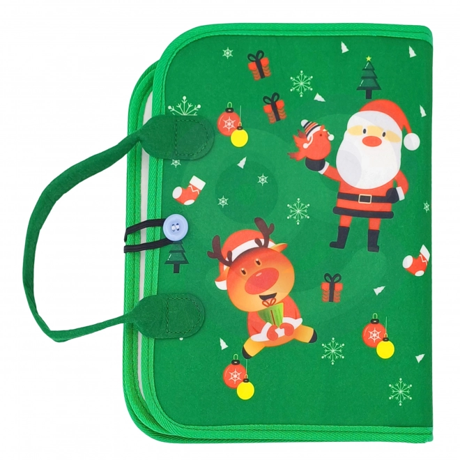 Woopie vánoční edice montessori učební knížka kufřík
