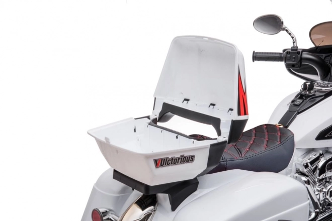 Nabíjecí tříkolová motorka Goldwing White
