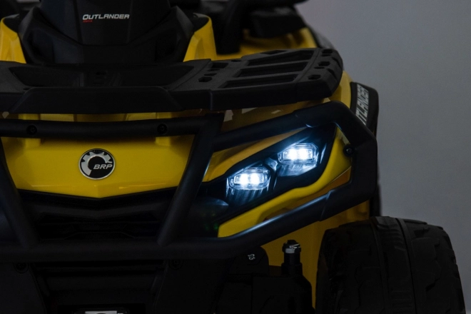 Dětská čtyřkolka Can Am Outlander ATV žlutá