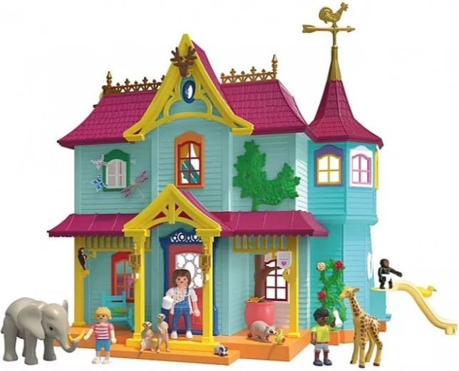 Velký dům plný herních zón