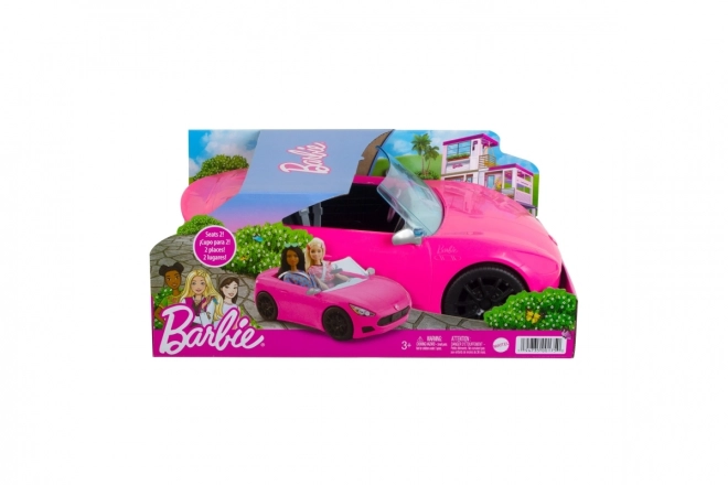 Barbie růžový kabriolet