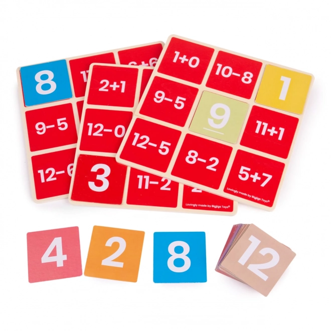 Matematické bingo sčítání a odčítání