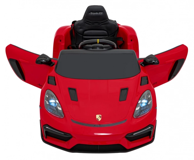 Dětský elektrický vůz Porsche 718 lakovaný – Červený