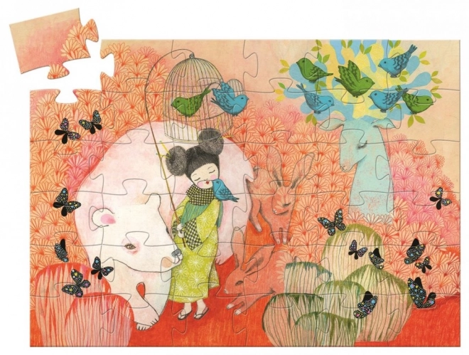 Puzzle japonská gejša 36 dílků