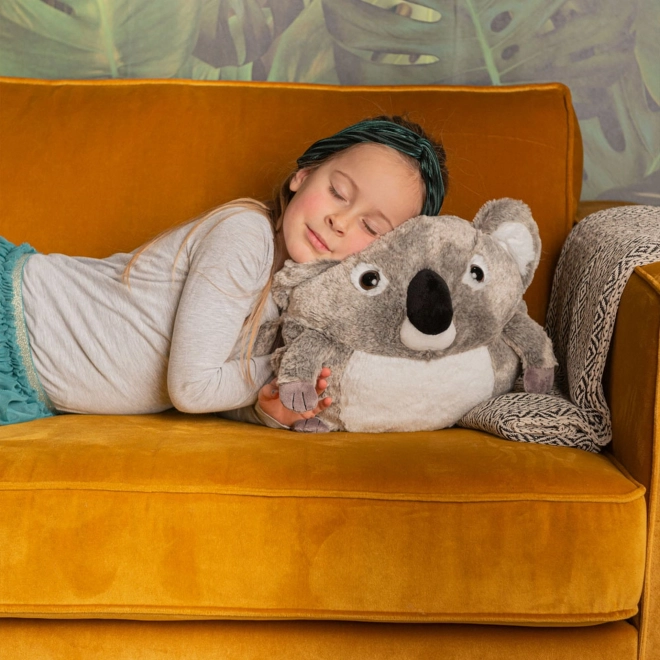 Hřejivý plyšový koala polštář 3 v 1
