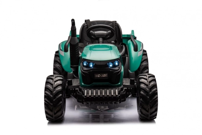 Dětský elektrický traktor HC-306 24V tmavě zelený