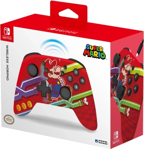 Bezdrátový ovladač pro Nintendo Switch – Super Mario HORIPAD