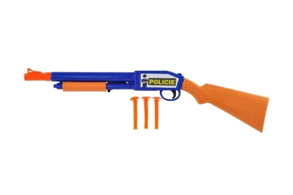 Plastová pistole na přísavky 48 cm se třemi náboji