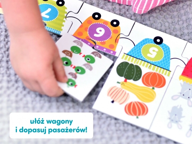 CzuCzu puzzle vlak s čísly – učení počítání