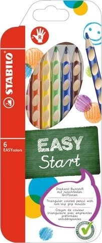 STABILO EASYstart sada 6 pastelek pro praváky