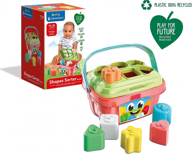 Kyblík na třídění tvarů CLEMENTONI BABY Play for Future