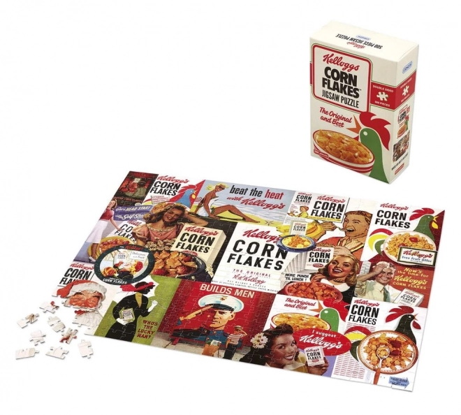 Oboustranné puzzle Kellogg's Cornflakes 500 dílků