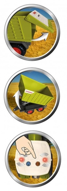 Traktor Claas s přívěsem
