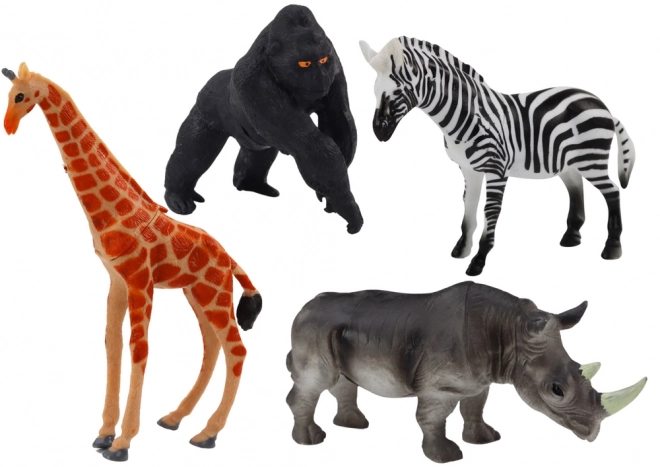 Sada afrických zvířátek – 4 kusy
