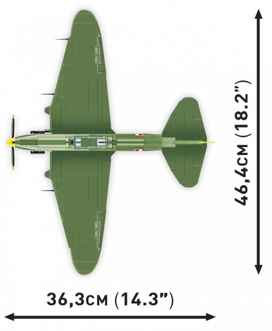 Historická kolekce WWI IL-2M3 Shturmovik 625 kostek