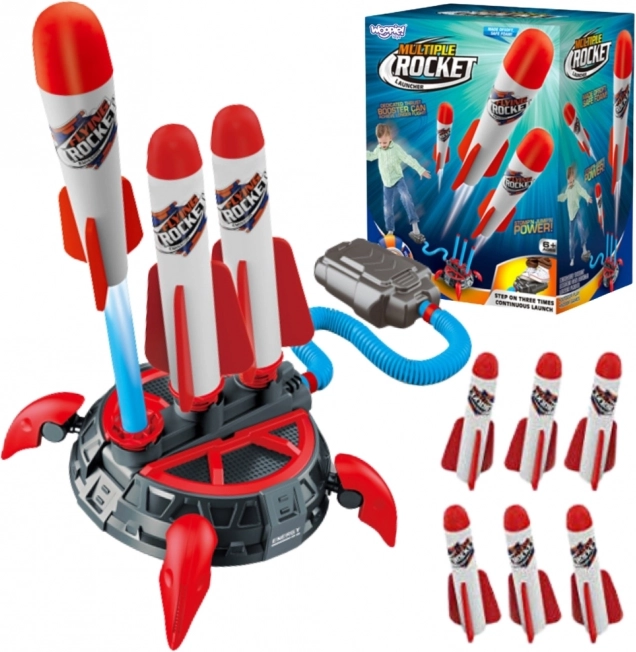 Pěnový raketomet pro děti