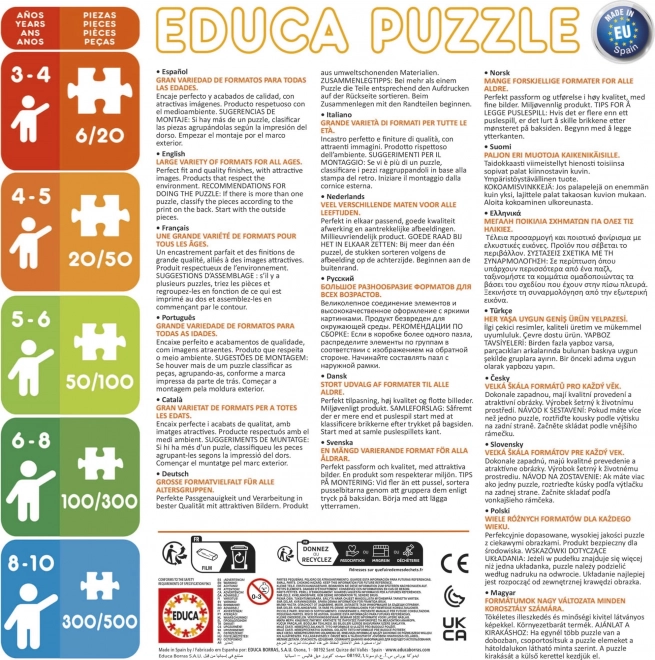 Educa Puzzle Disney Zvířata 2x48 dílků