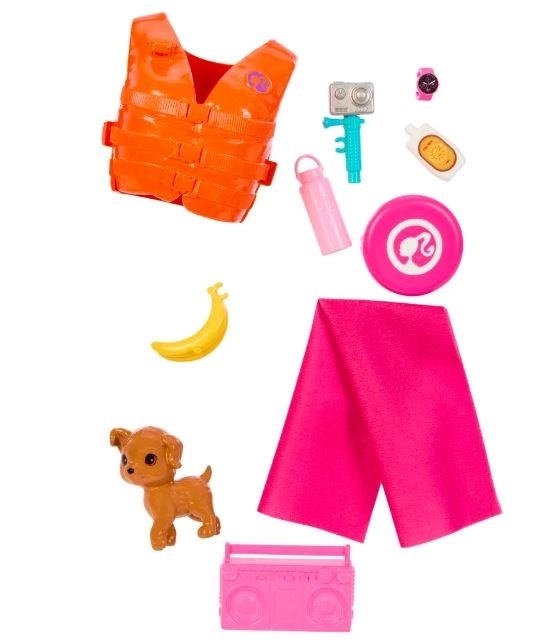 Barbie surfařka s doplňky