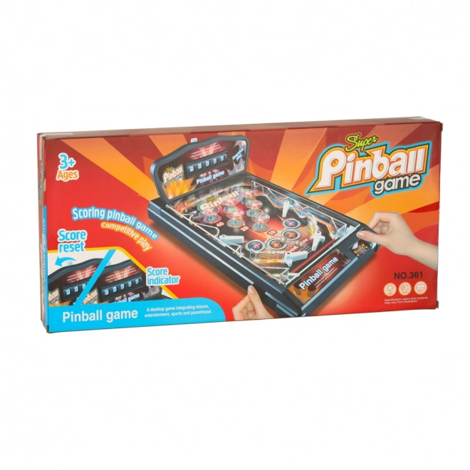Pinballový Flipper černý Hra s Úžasnými Světly a Zvuky