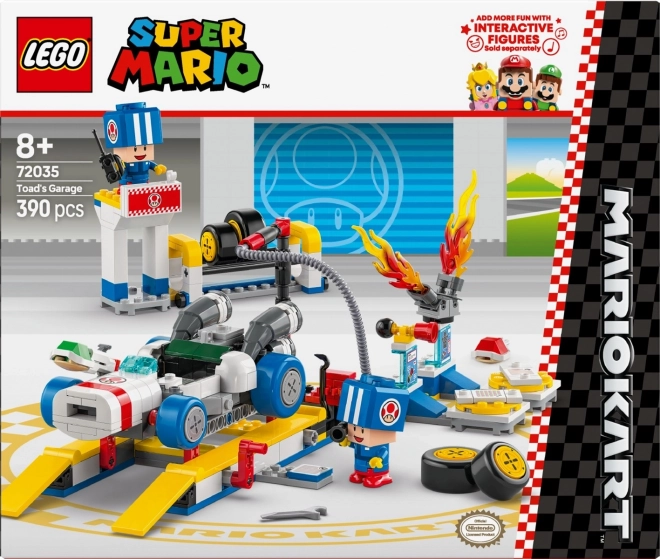 LEGO Super Mario: Mario Kart - Toad a jeho garáž