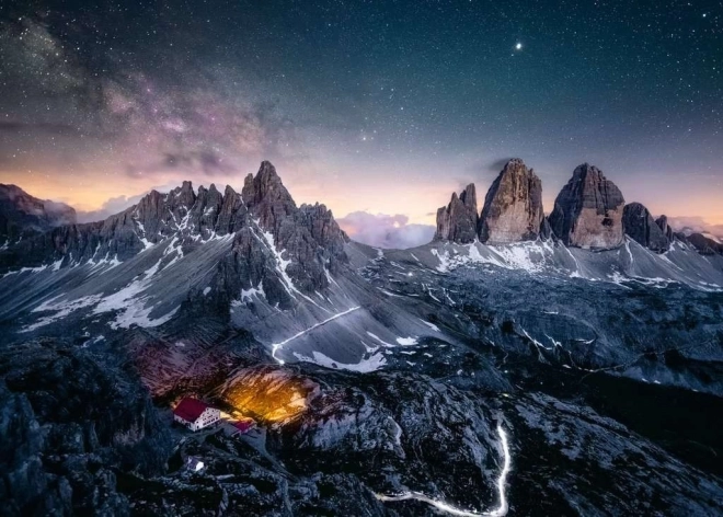 Puzzle tří věží Dolomit 1000 dílků Ravensburger