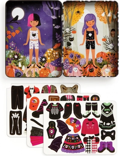 Dvě ilustrované scény s postavičkami