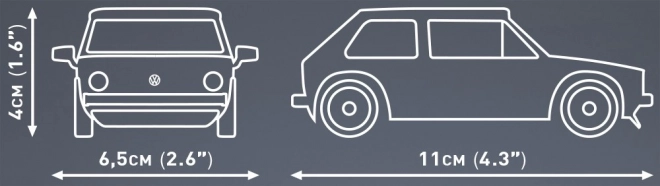 Stavebnice Volkswagen Golf 1974-1983