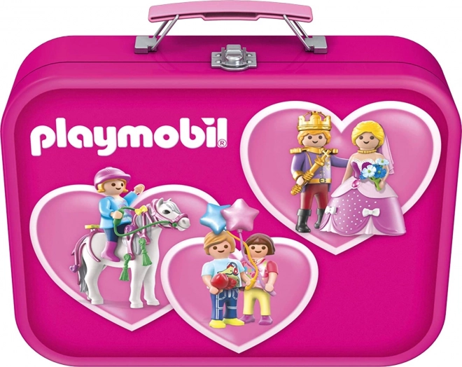 Puzzle Schmidt Playmobil 4v1 v kovovém kufříku