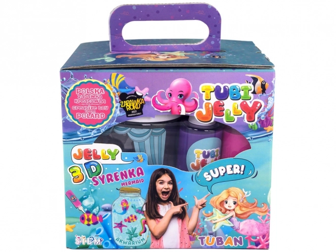 Tubi Jelly set 6 barev malé akvárium Mořská panna