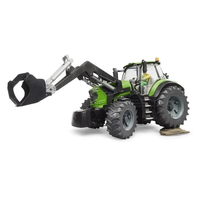 Bruder Traktor Deutz-Fahr 8280 TTV s čelním nakladačem