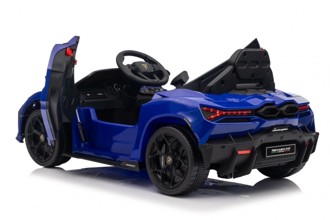 Dětský vůz lamborghini revuelto modrý