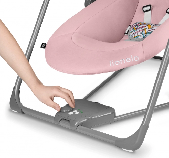 LIONELO Dětské houpací křesílko Otto – Pink Baby
