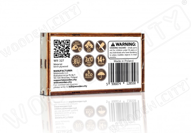 Dřevěné 3D puzzle mini sada Widgets: Historická vozidla
