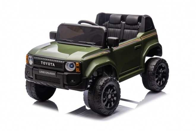 Elektrický vůz Toyota Land Cruiser Prado zelený