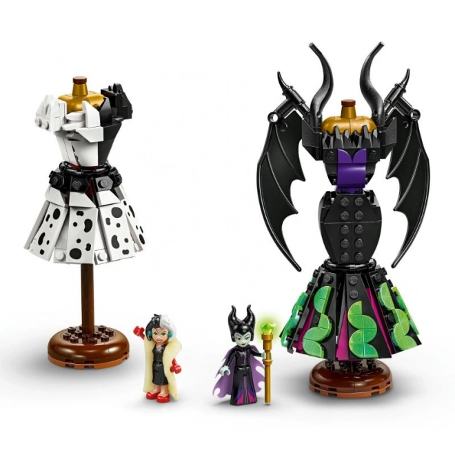 Disney kostičky šaty Maleficent a Cruella De Mon