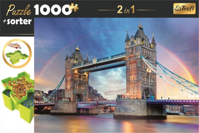 Trefl puzzle Tower Bridge Londýn 1000 dílků s třídičem