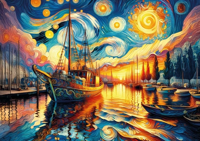 Puzzle Brázdit moře 260 dílků
