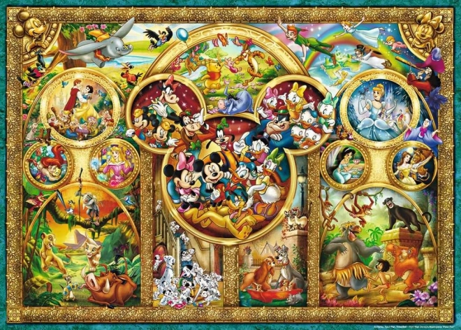 Ravensburger puzzle Nejkrásnější Disney motivy 1000 dílků