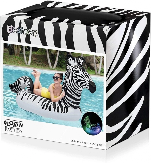 Nafukovací matrace zebra s LED osvětlením
