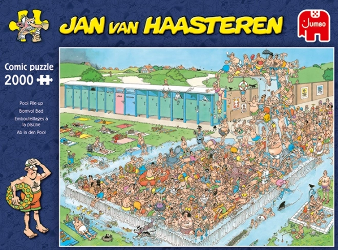 Jumbo puzzle – zábava v bazénu 2000 dílků