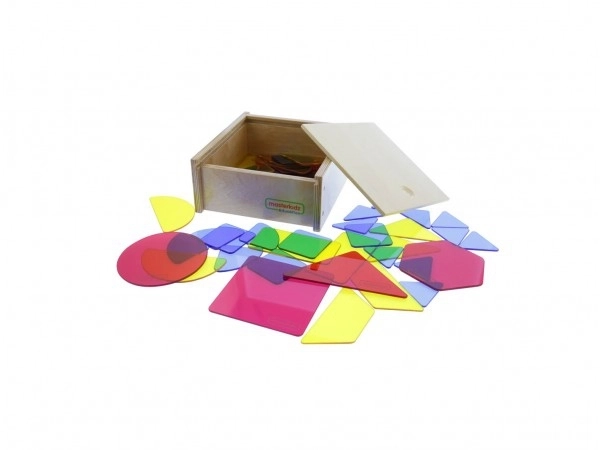 Půlprůhledné geometrické tvary Masterkidz